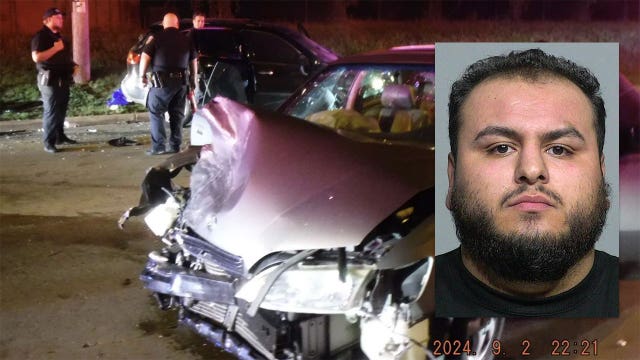 Milwaukee police chase, crash on city's south side; 22-year-old accused