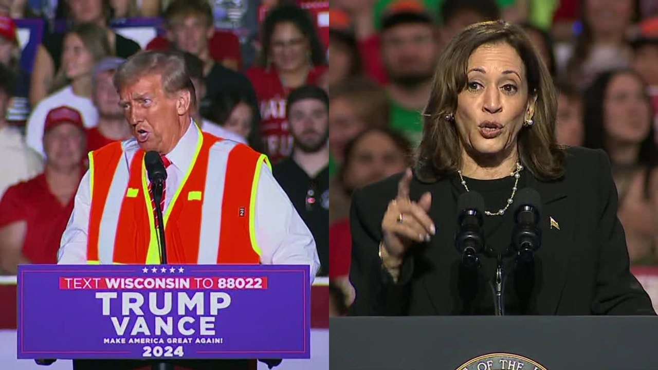 Harris, Trump Wisconsin visit; campaign rallies in Milwaukee on Friday