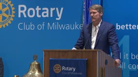Eric Hovde, GOP candidate for US Senate, speaks at Milwaukee Press Club