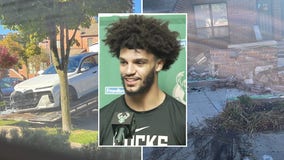 Bucks' Andre Jackson crashes into Milwaukee townhouse