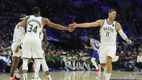 Bucks beat 76ers, Lillard and Antetokounmpo power in opener