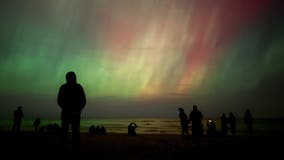 Northern Lights light up Wisconsin night sky; burst with color