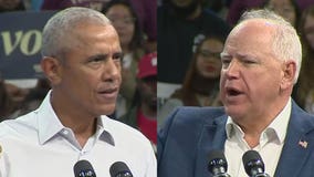 Former President Obama, Gov. Walz Wisconsin visit; rally for Harris