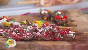 RECIPE: Chocolate-covered bacon skewers