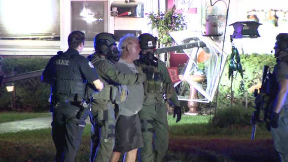 Waukesha standoff; 62-year-old man accused, surrendered to K-9