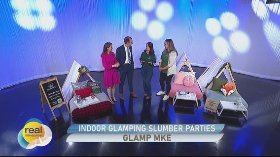 Glamp MKE; Indoor glamping slumber parties