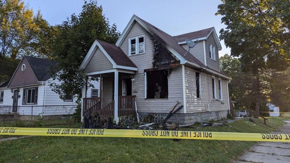 Milwaukee house fire, 35th and Courtland, 1 taken to hospital