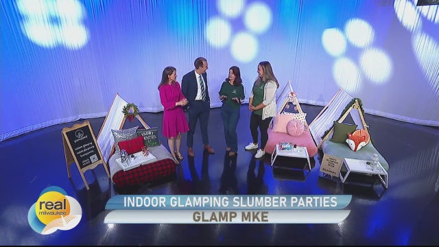 Glamp MKE; Indoor glamping slumber parties