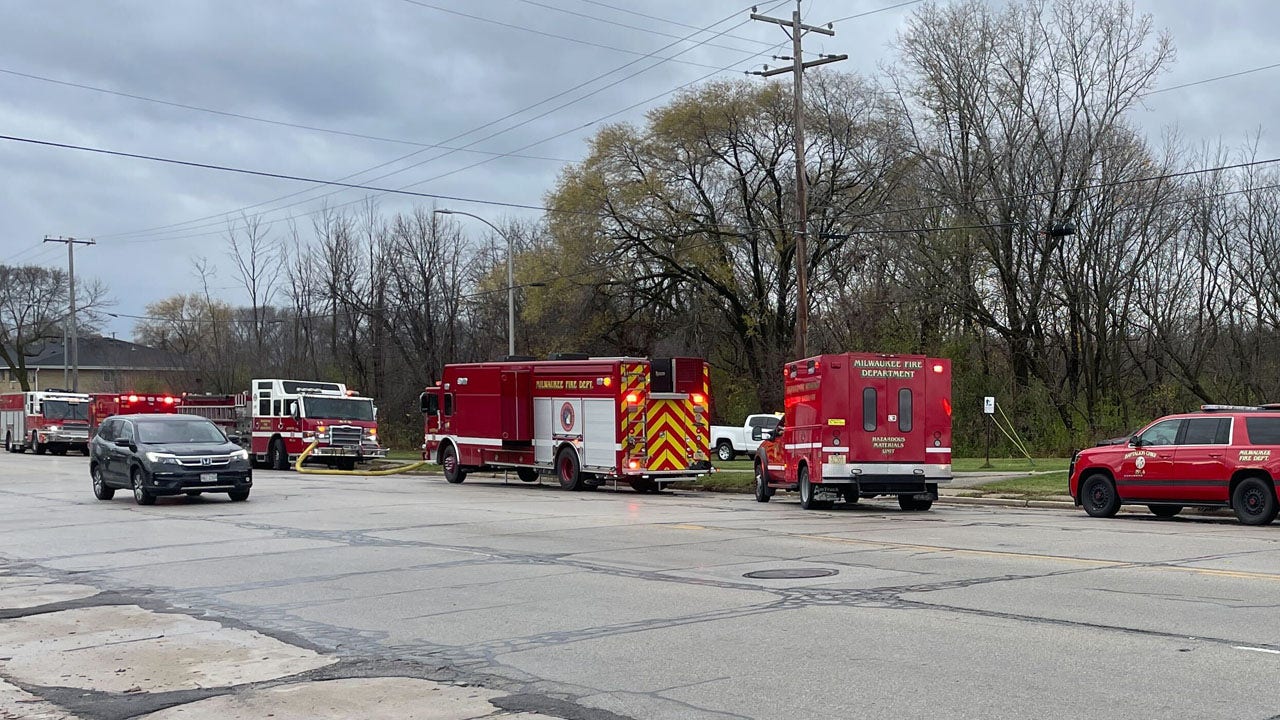 Hazardous materials response at Maitland Park in Milwaukee