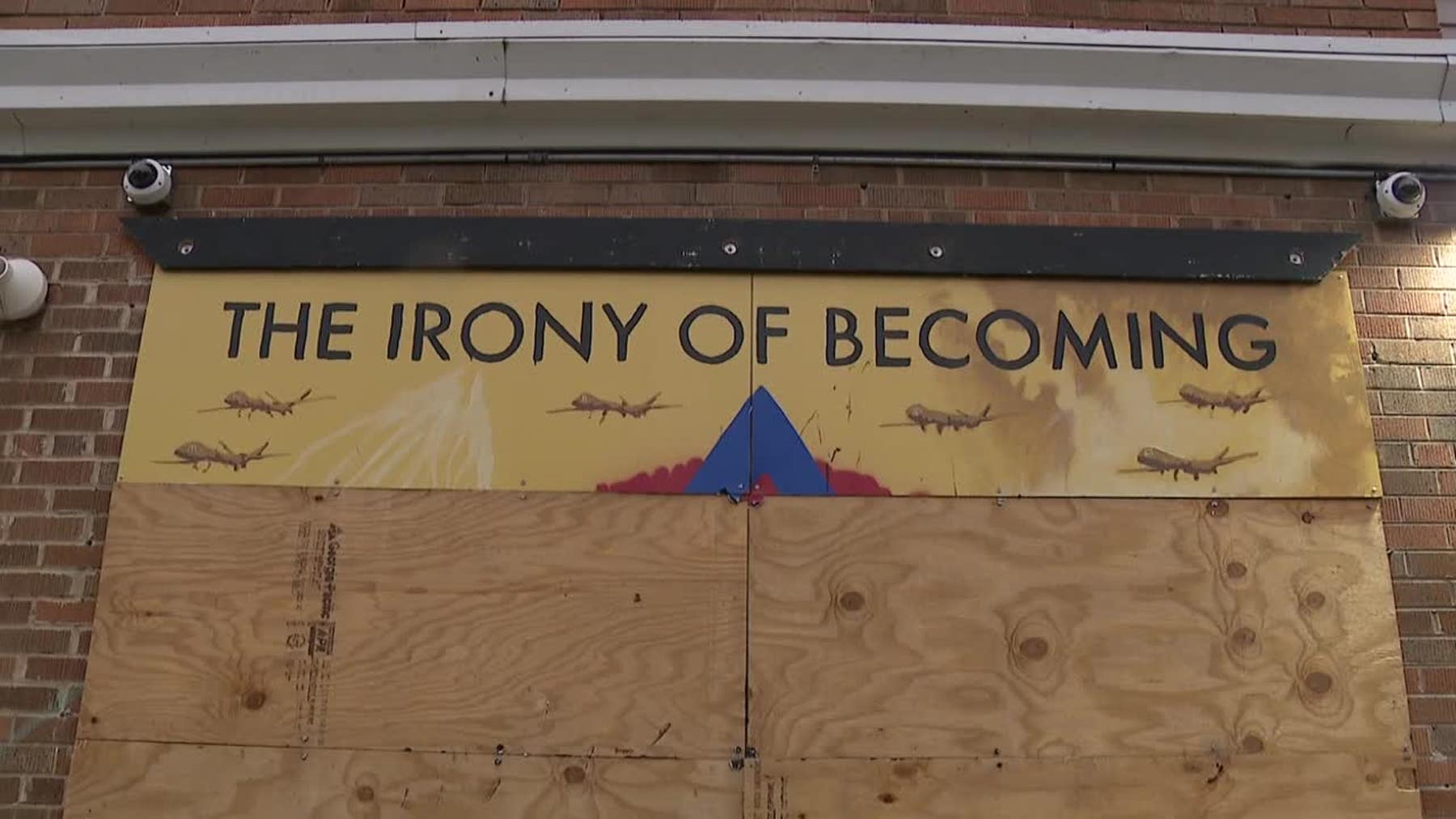 Milwaukee mural controversy, damage; guilty plea to amended charge