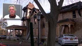 Burlington historic mansion fire; owner has 'adversarial' history with city