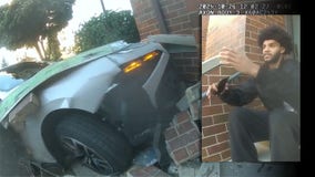 Bucks' Andre Jackson crashes into Milwaukee townhouse, police video