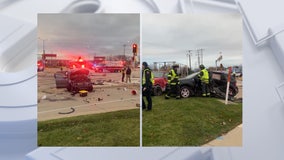 Kenosha crash, 5 vehicles involved; 1 serious injury