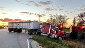 Town of Dover crash: Semi, SUV collide near STH 20 and Britton Road