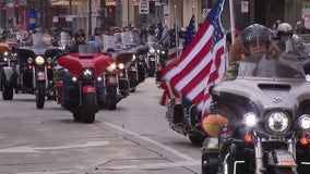 Wisconsin Veterans Day Parade in downtown Milwaukee