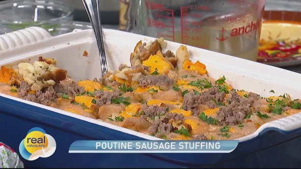 RECIPE: Poutine sausage stuffing from Jones Dairy Farm