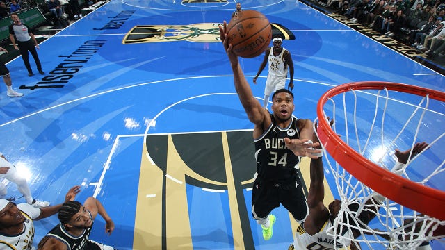 Bucks beat Pacers, Giannis Antetokounmpo posts triple-double