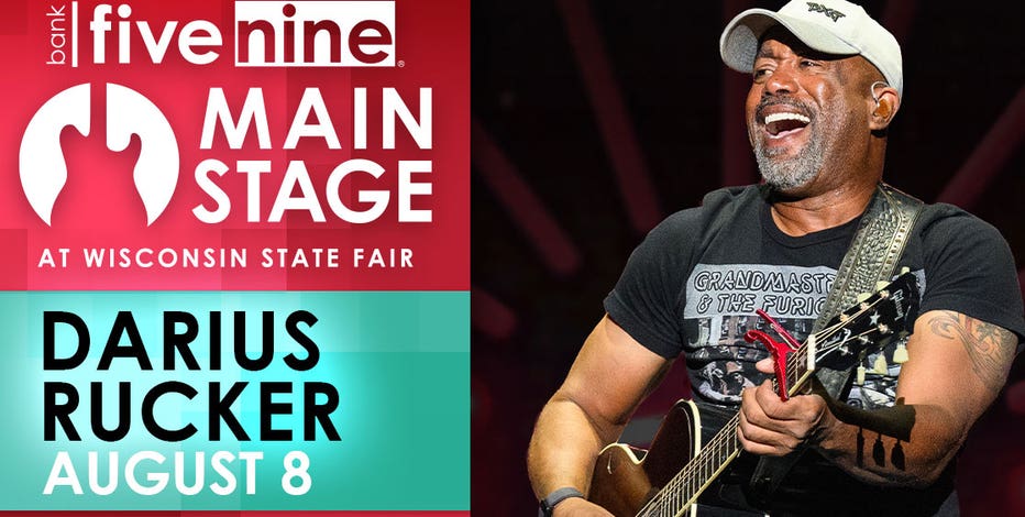 Wisconsin State Fair: Darius Rucker on Main Stage Aug, 8, 2025