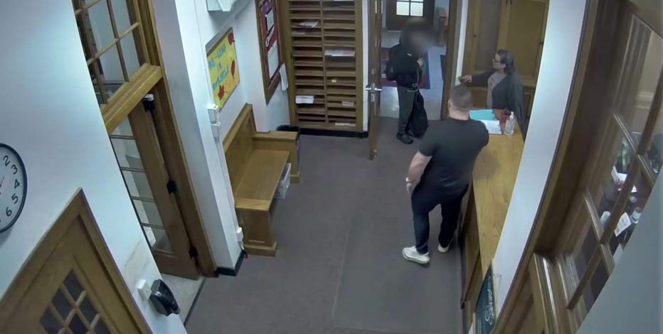 Kenosha school threat, surveillance video shows staff confront teen