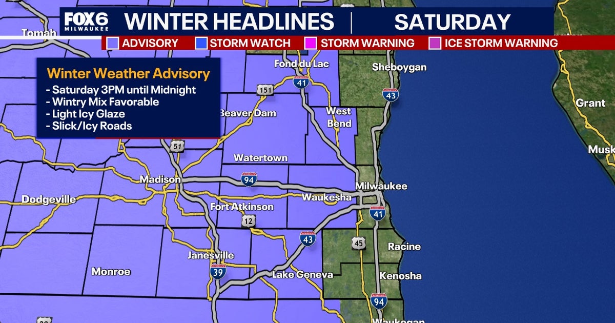 Southeast Wisconsin winter weather advisory; slick roads possible ...