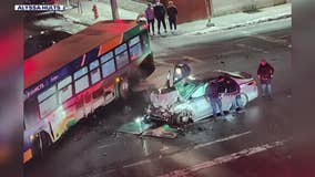 Milwaukee crash: Car hits MCTS bus, 1 dead