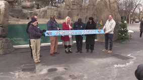 Milwaukee County Zoo penguin habitat ribbon cutting ceremony