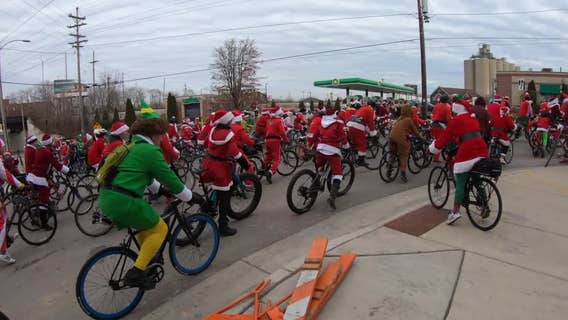 Milwaukee Santa Cycle Rampage bike ride raises money for charity