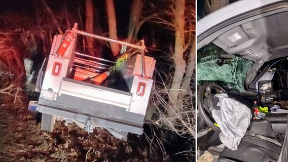 Racine County crash, truck hit vehicle parked in road: officials