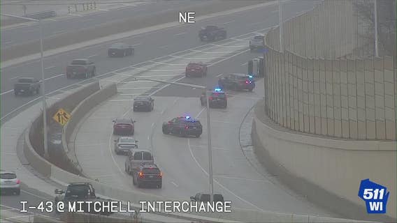 Vehicle crash at Mitchell Interchange, scene quickly cleared