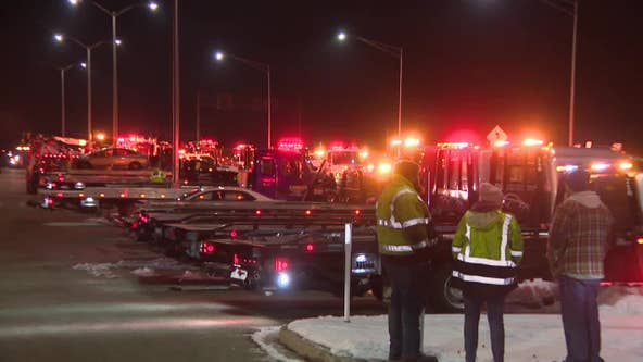 Waukesha County fatal Christmas Eve crash; vigil held for tow truck driver