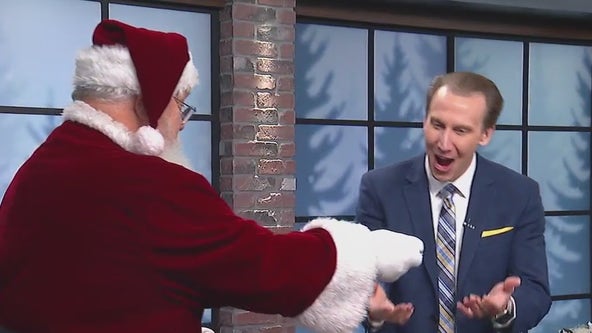 Santa Claus joins WakeUp to play Christmas trivia; who won?