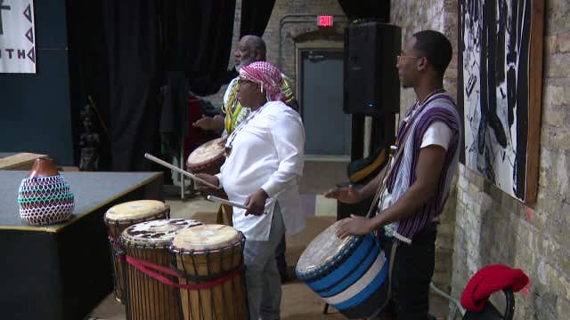 Milwaukee Kwanzaa ceremony at Wisconsin Black Historical Society
