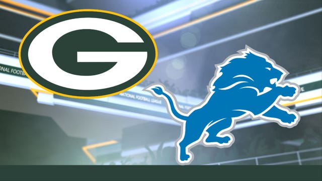Packers, Lions square up in Detroit; prime time game only on FOX6
