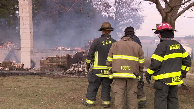 Live fire training in Kenosha County, 8 departments participate