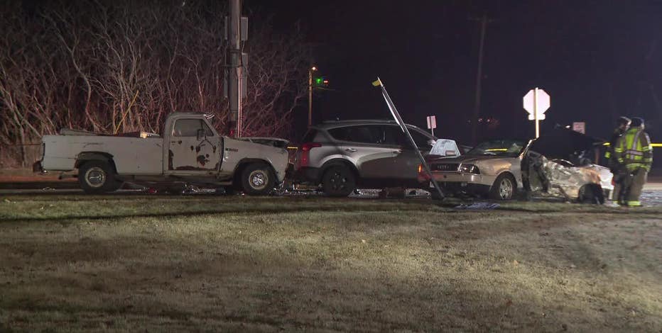 Waukesha fatal multi-vehicle crash; teen dies at hospital, driver arrested
