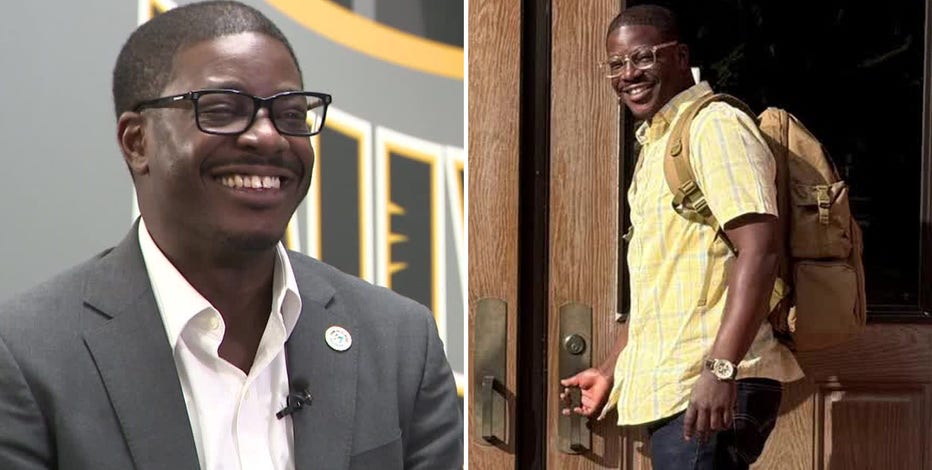 Milwaukee County Executive David Crowley graduating from UWM