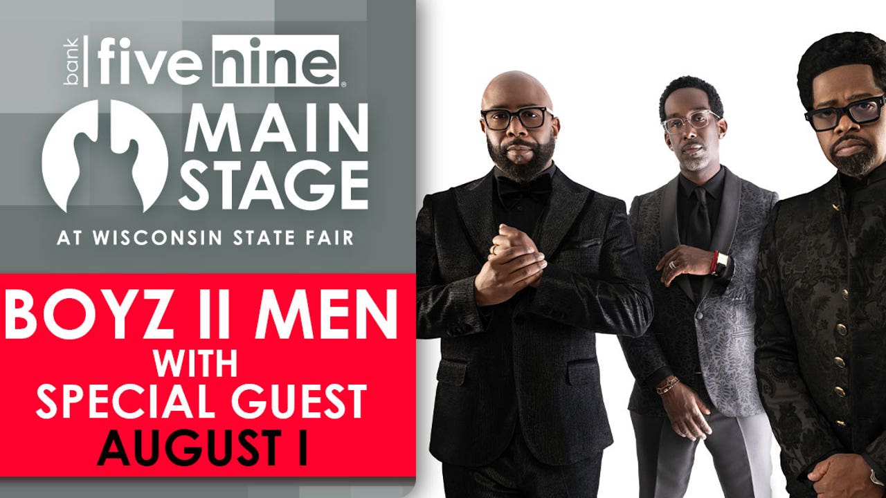 Wisconsin State Fair: Boyz II Men take Main Stage on Aug. 1, 2025