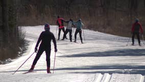 Cross-country skiing in SE Wisconsin; it's possible at Lapham Peak