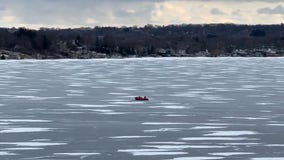 Pewaukee Lake rescue; man dead, UTV fell through ice