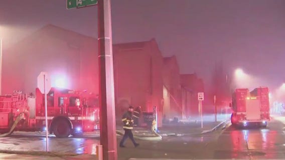 Milwaukee apartment fire, 14th and State, 1 taken to hospital