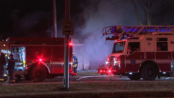 Milwaukee house fire; 1 rescued from second floor, 3 taken to hospital