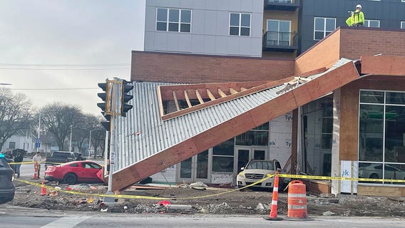 Chase, crash into Milwaukee library construction site; man in court
