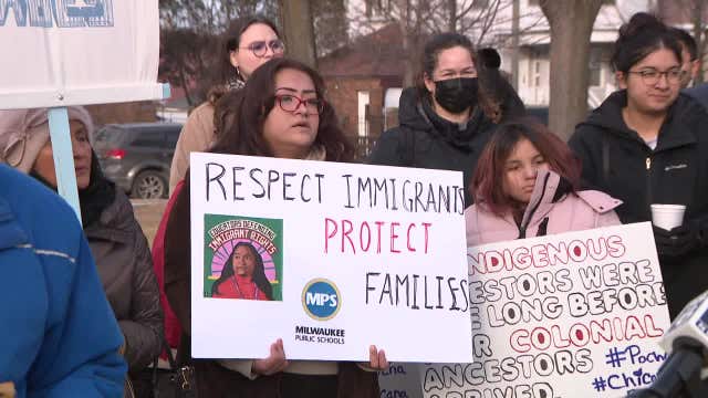 MPS immigration rights rally; teacher gets support