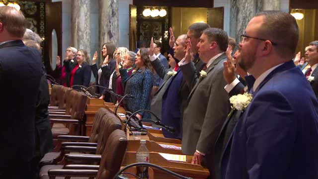 Wisconsin 2025-26 legislative session begins; inauguration ceremony held