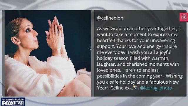 Celine Dion thanks fans for unwavering support
