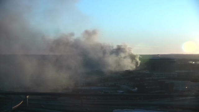 Milwaukee scrap metal recycling center fire; nobody injured
