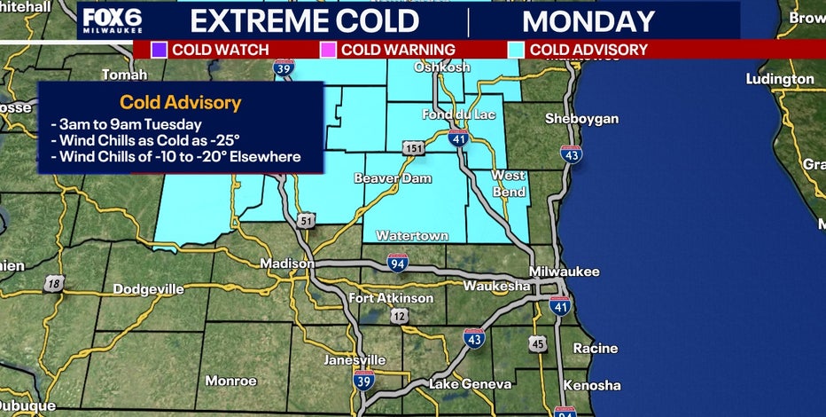 Arctic air, potentially dangerous wind chills slated for Wisconsin