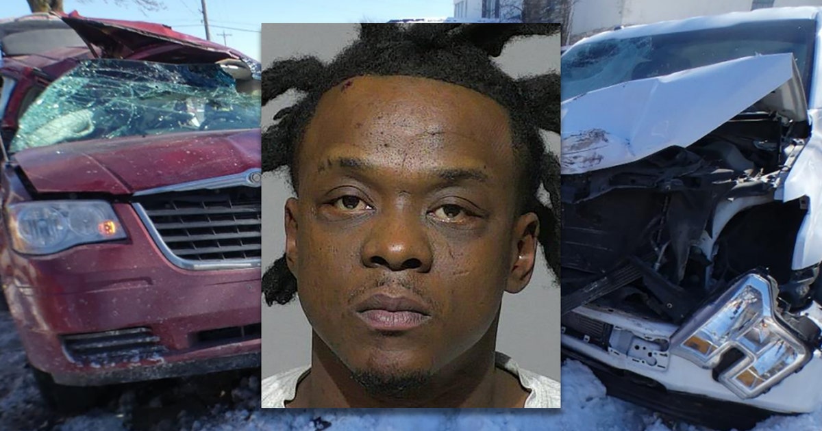 Milwaukee police chase ends with crash, wanted man charged | FOX6 Milwaukee