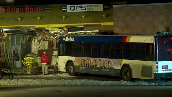 Madison bus crash; passenger attacks driver, 2 injured