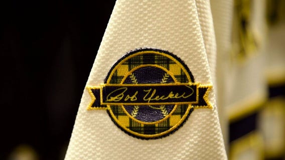 Bob Uecker jersey patch now available at the Brewers Team Store
